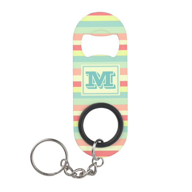Cute Monogram Summer Stripes  (Front)