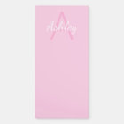 Cute Monogrammed Girl's Name | Pink & White