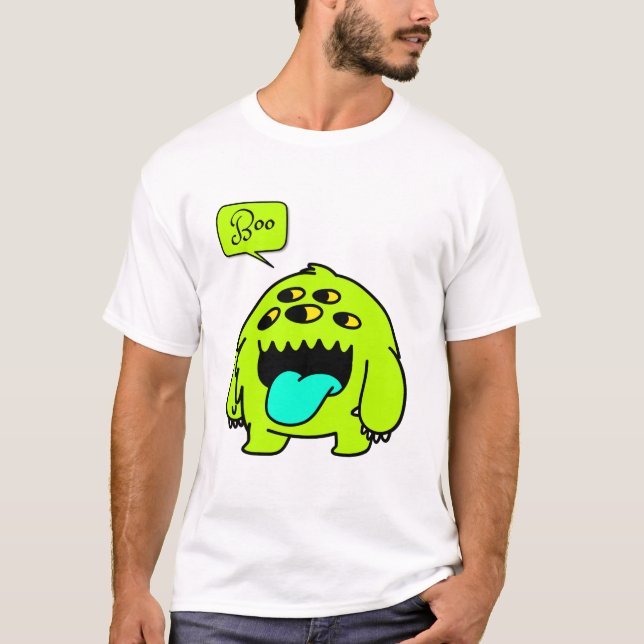 cute monster boo T-Shirt (Front)