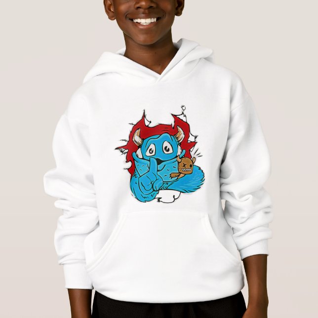 Cute monster cartoon character (Front)