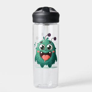 Cute Monster Cartoon Illustration-23201 Water Bottle