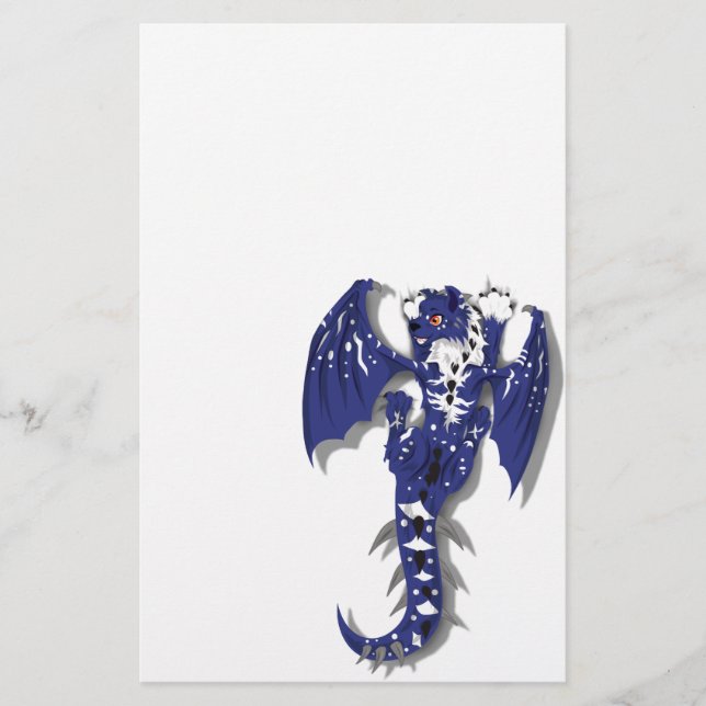 Cute Monster Dragon Stationery (Front)