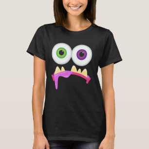 Cute Monster Face Men's Women's Goofy Costume Hall T-Shirt