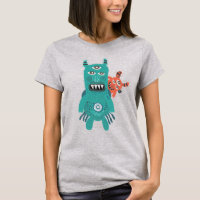 Cute Monster Parent and Child