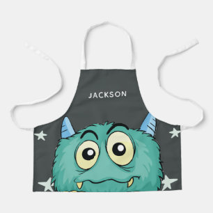 Cute Monster Personalised Apron