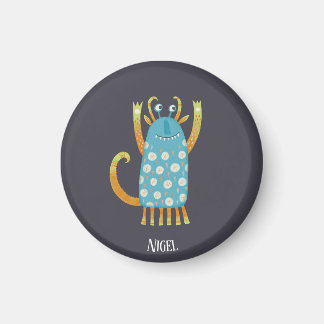 Cute Monster Personalized Magnet