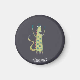 Cute Monster Personalized Magnet