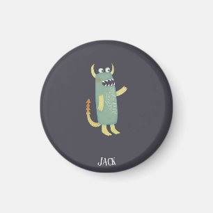 Cute Monster Personalized Magnet