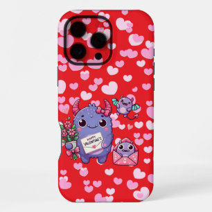 Cute monster Valentine's Day iPhone 16 Pro Max Case