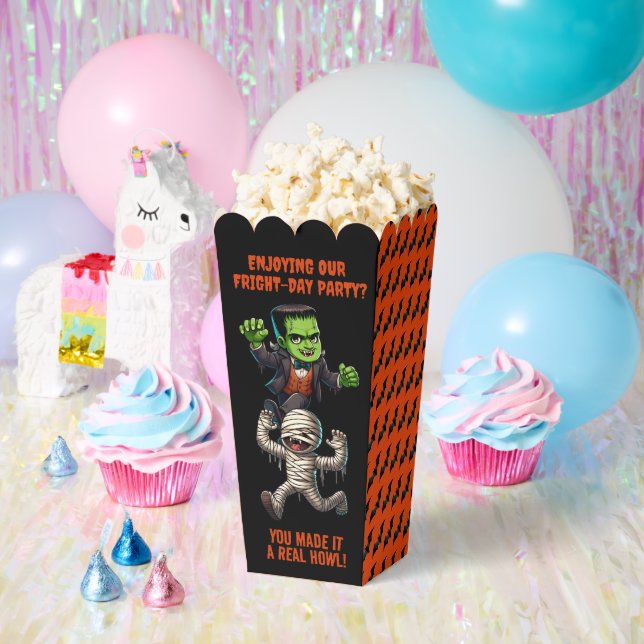 Cute Monsterrific Fright Day Halloween Party Favour Box (Party)