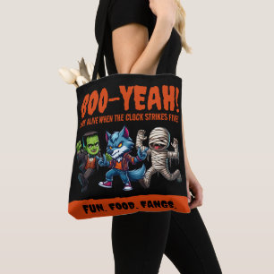 Cute Monsterrific Fright Day Halloween Party Tote Bag