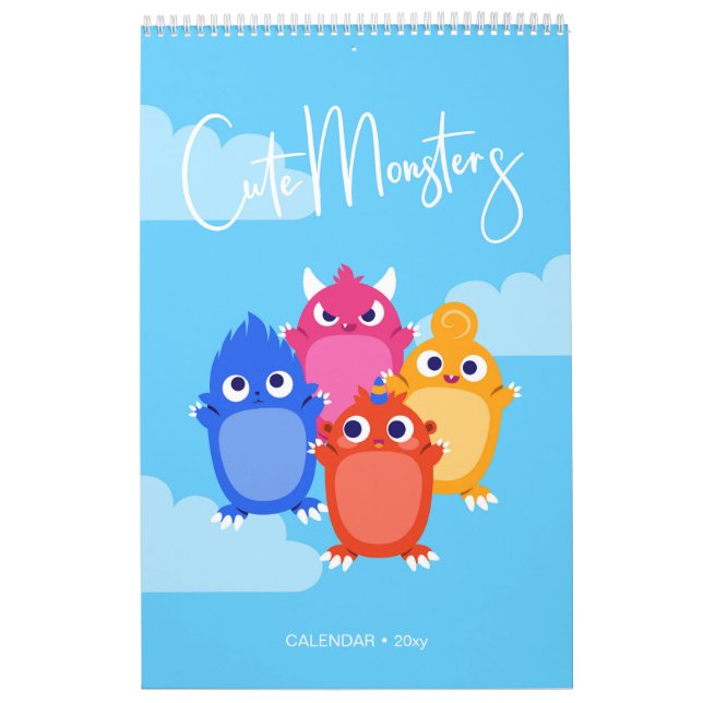 Cute Monsters Children Calendar (Cover)