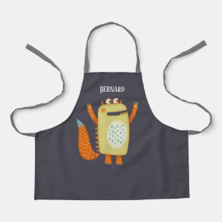 Cute Monsters Personalised Apron