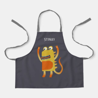Cute Monsters Personalised Apron