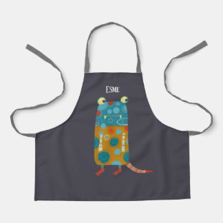 Cute Monsters Personalised Apron