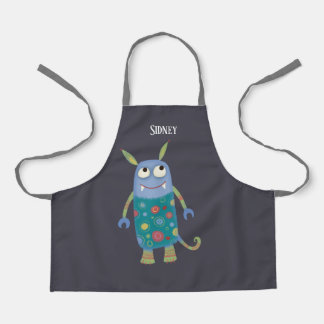 Cute Monsters Personalised Apron