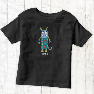 Cute Monsters Personalised Toddler T-Shirt