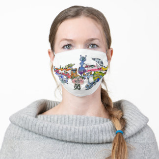 Cute Monsters Protection Cloth Face Mask
