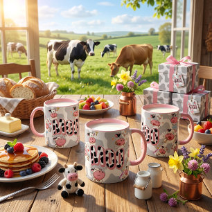 Cute “Moo Cow” Cartoon Design Mug