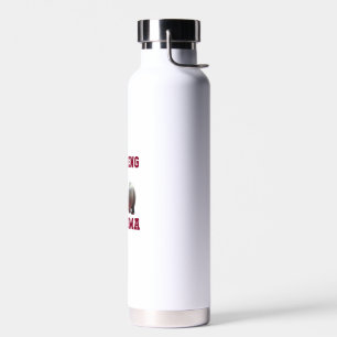Cute MOO DENG GRANDMA Baby Hippo Granny Teacher Cu Water Bottle