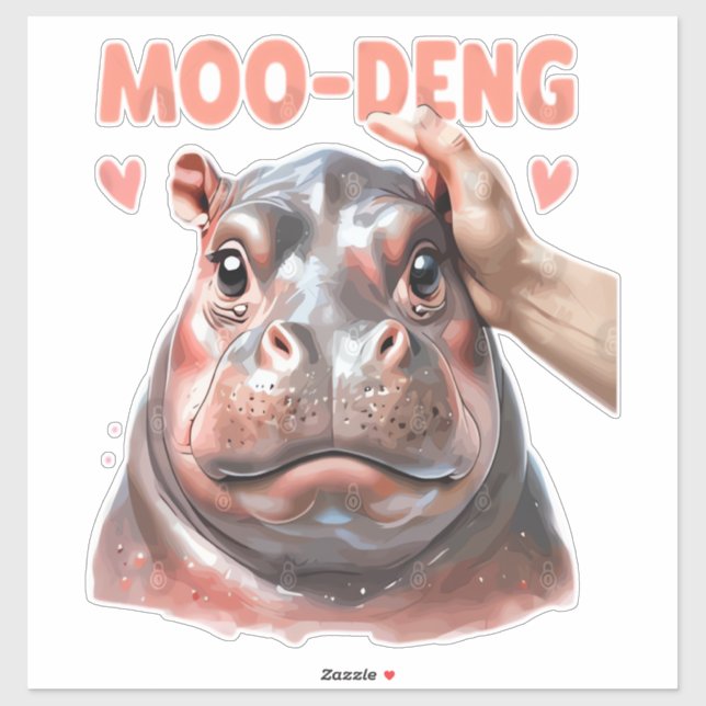 Cute Moo Deng T-Shirt (Sheet)