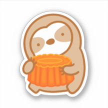 Cute Moon Festival Mooncake Sloth