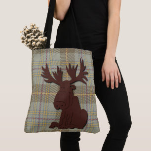 Cute Moose Tote Bag