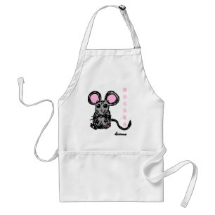 Cute Mooska Mouse Apron
