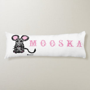 Cute Mooska Mouse Body Pillow