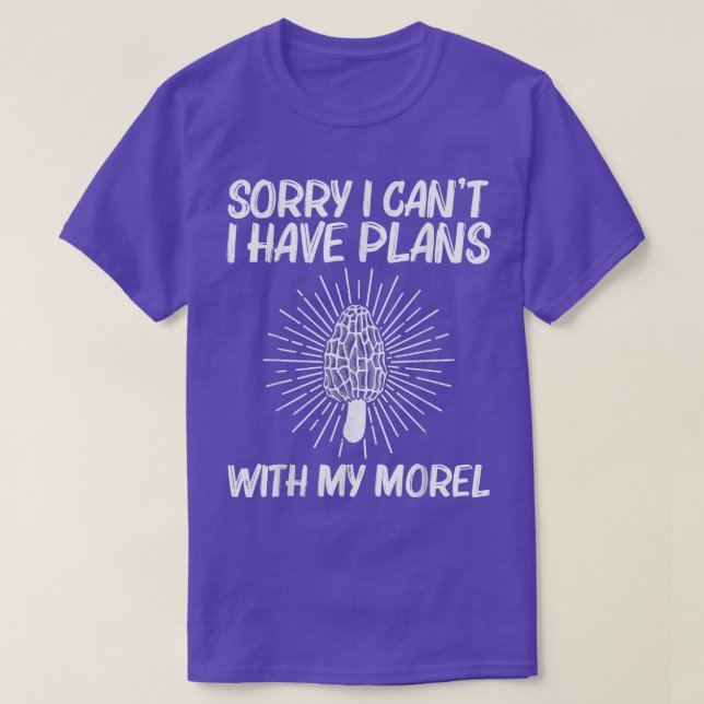 Cute Morel Design For Men Women Morel Mushroom Hun T-Shirt (Design Front)