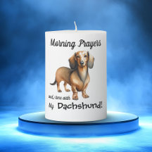 Cute Mornings & My Dachshund Brown Personalize