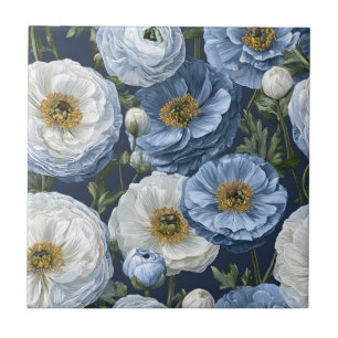 Cute Moroccan Ranunculus Tiles For Indoor Floori