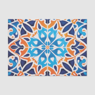 cute Moroccan tile pattern decoupage  Tissue Paper
