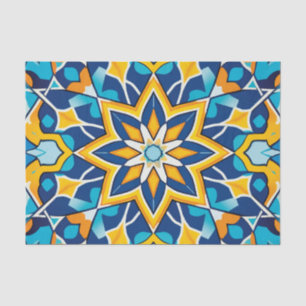 cute Moroccan tile pattern Tissue Paper