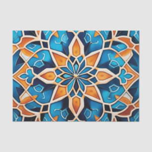 cute Moroccan tile pattern Tissue Paper