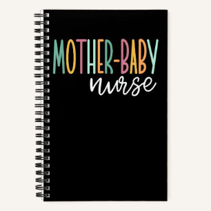 Cute Mother Baby Nurse Notebook