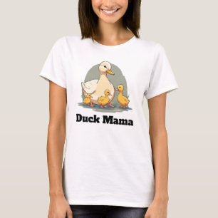 Cute Mother Duck and Ducklings T-Shirt