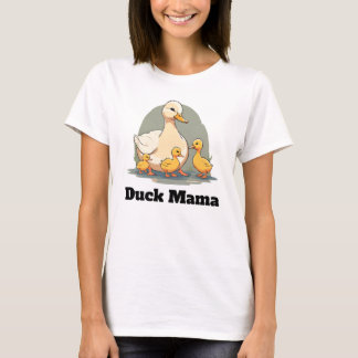 Cute Mother Duck and Ducklings T-Shirt