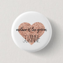 Cute Mother of the Groom Button