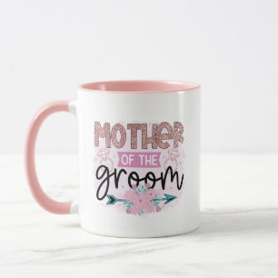 cute Mother of the Groom word art Mug