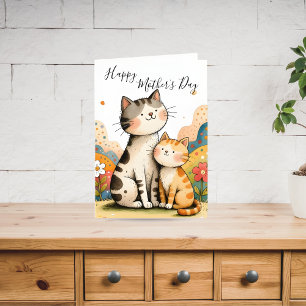 Cute Mother’s Day Cat Card