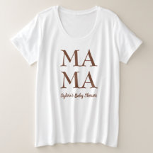 Cute mother to be baby shower women's t-shirt