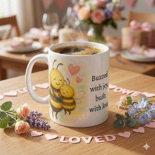 Cute Mother's Day Bee & Baby Bee  Coffee Mug