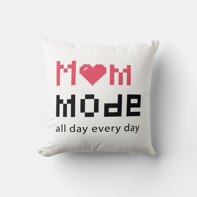 Cute Mothers Day Funny Gag Moms Joke Cushion (Front)