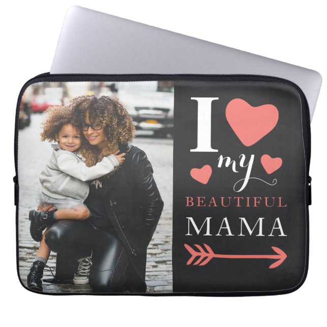 Cute Mother's Day Laptop Sleeve (Front)