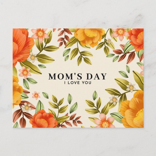 Cute Mother's Day Postcard (Front)