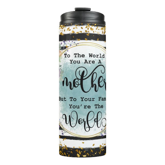 Cute Mother's Day Sublimation Thermal Tumbler (Front)