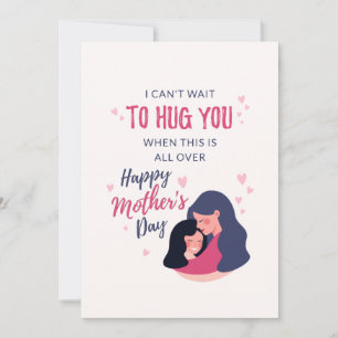 Cute Mothers Day To Mum Social Distance Card