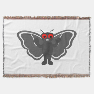 Cute Mothman Throw Blanket