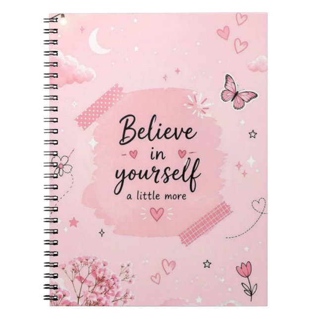Cute Motivational Notebook (Front)